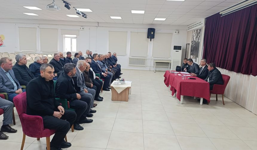 Babaeski’de Köylere Hizmet Birliği Meclisi Toplandı