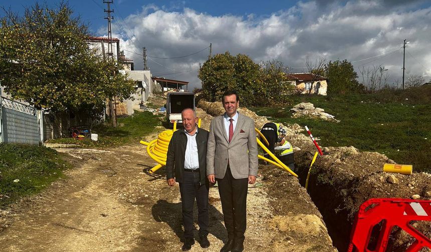 Vize’de Doğalgaz Çalışmalarında Sona Yaklaşılıyor