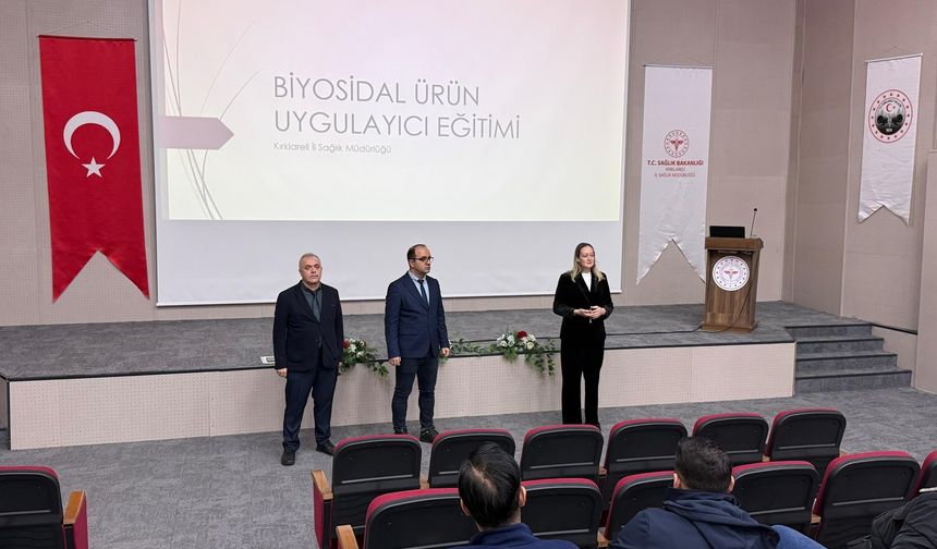 Kırklareli’nde Biyosidal Ürün Eğitimi Başladı