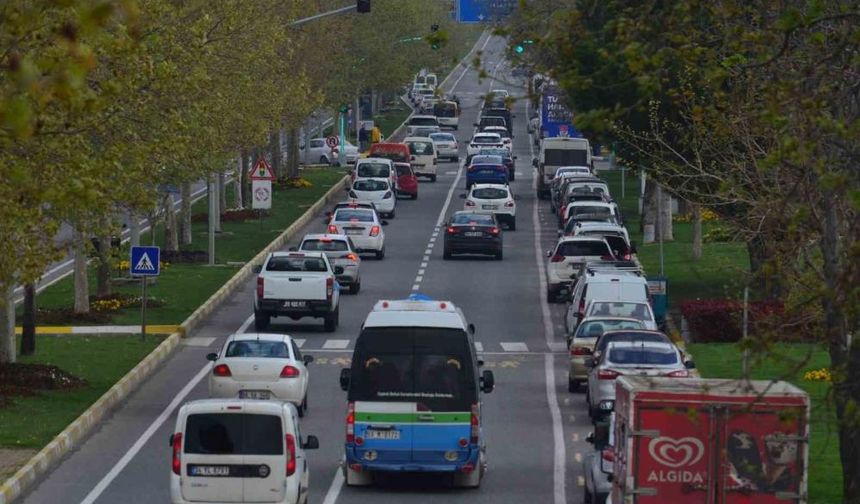 Tekirdağ'da motorlu kara taşıtı sayısı 379 bin 257 oldu
