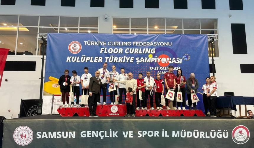 Pınarhisar Floor Curling Takımı Türkiye şampiyonu