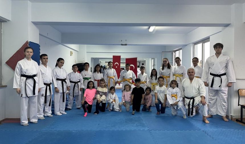 Tekirdağ'da geleceğin karatecileri yetişiyor