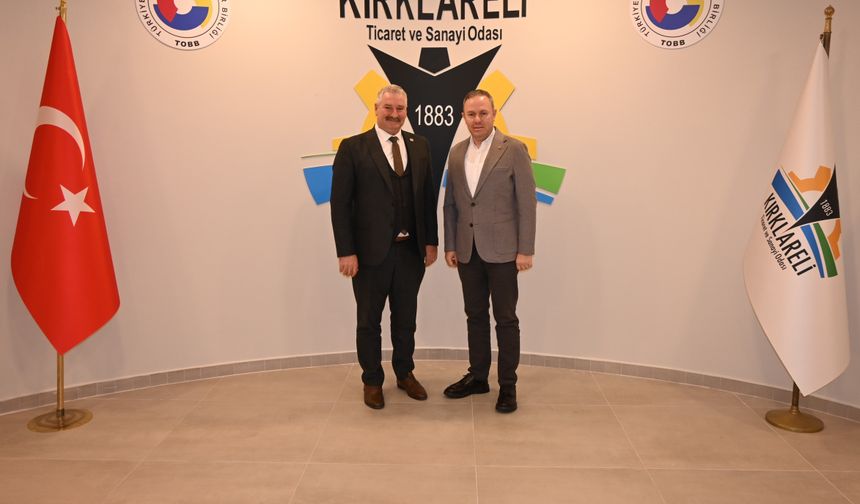 Başkan Ilık, Pehlivanköy Belediye Başkanı Hoşgör’ü Ağırladı