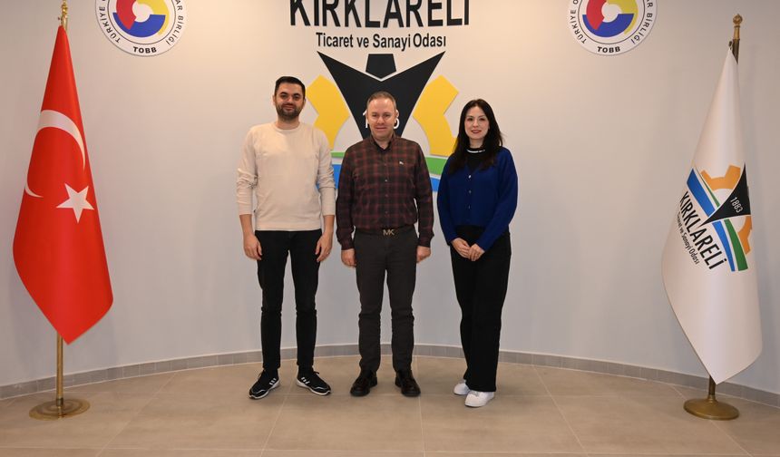 Kırklareli TSO’da Karakurt Ailesinden Ziyaret
