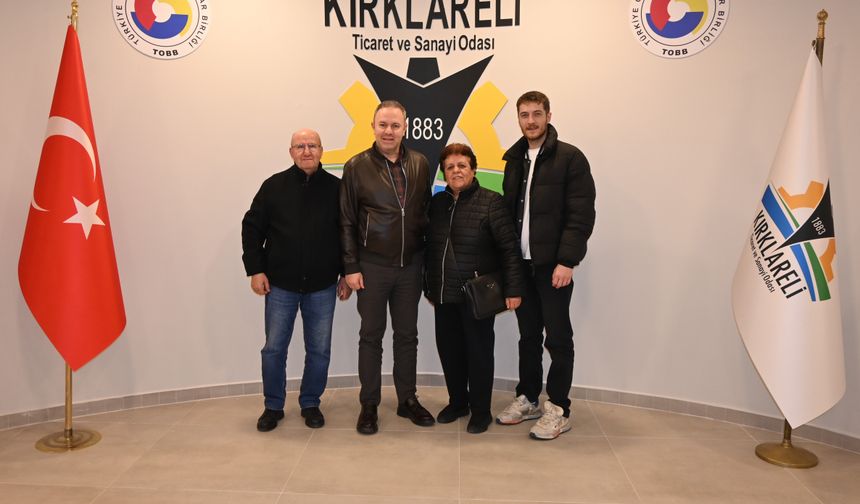 Kırklareli TSO Başkanı Soner Ilık, Misafirlerini Ağırladı