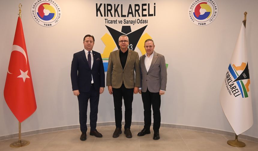 Dermenci’den Kırklareli TSO’ya Hayırlı Olsun Ziyareti