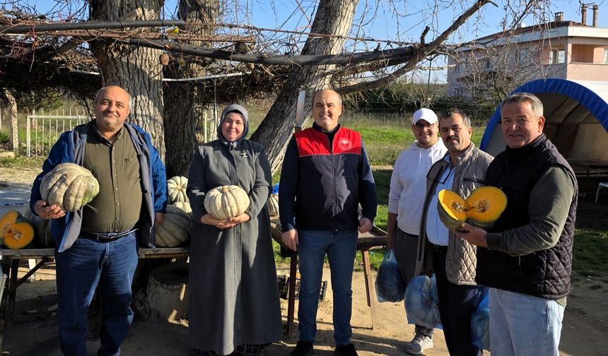 Üsküpdere’de Kabak Üreticisine Teknik Ziyaret