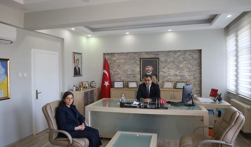 Orman İşletme Müdüründen Balaban’a Ziyaret