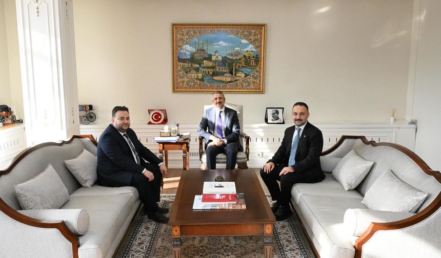 Başkan Erdem’den Edirne Valisi Sezer’e Ziyaret