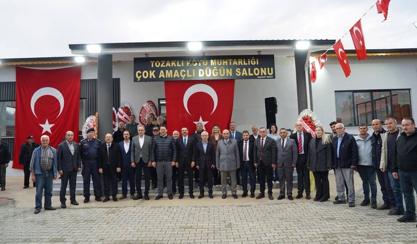 Tozaklı’da Yeni Düğün Salonu Açıldı