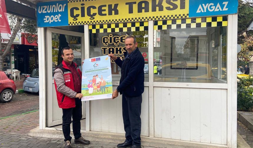 Kırklareli’nde Toplu Taşımalara Koruyucu Aile Afişleri