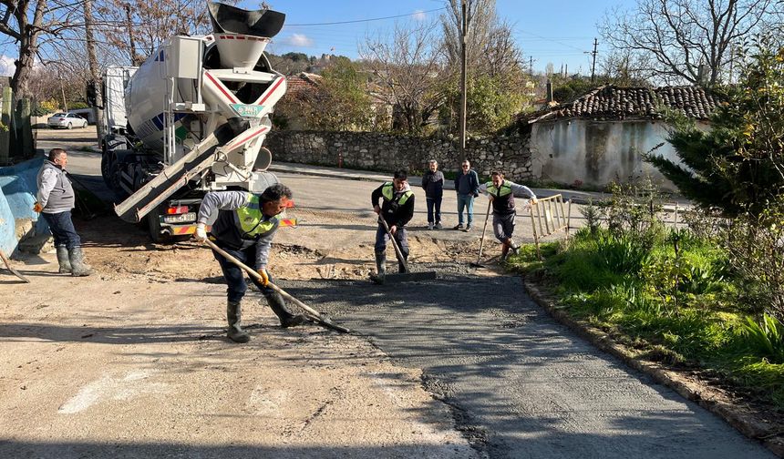 Vize Belediyesi Yol Çalışmalarını Sürdürüyor