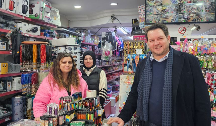 Başkan İhsan Talay’dan Esnaf ve Vatandaşlara Ziyaret