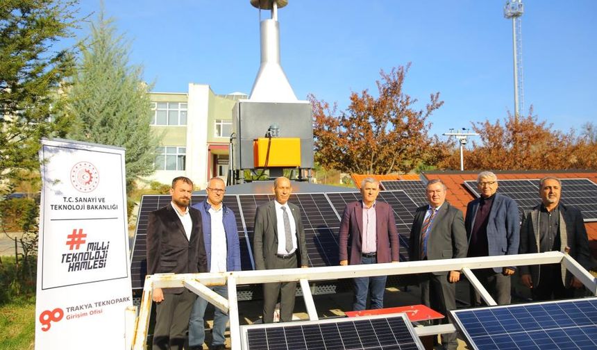 Edirne'de tarıma güç katacak yenilenebilir enerjili tohum kurutma sistemi tanıtıldı