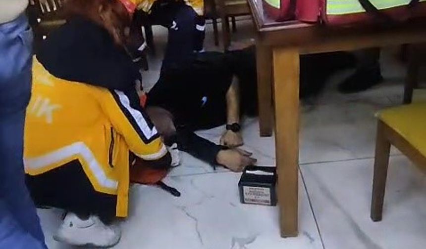 Çorbacıda fenalaşan vatandaşa ilk müdahale hayat kurtardı