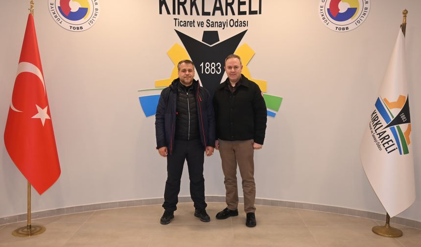 Kırklareli TSO’ya Meclis Üyesinden Hayırlı Olsun Ziyareti