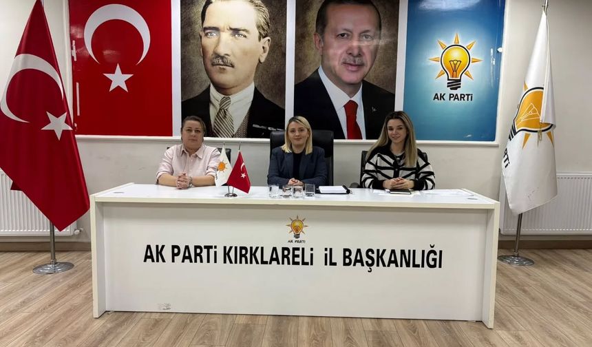 AK Parti Kadın Kolları 2026’nın İlk Toplantısını Yaptı