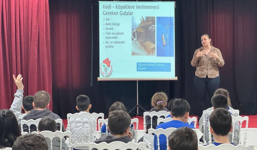 Kırklareli’nde Öğrencilere Hayvan Sevgisi Aşılanıyor