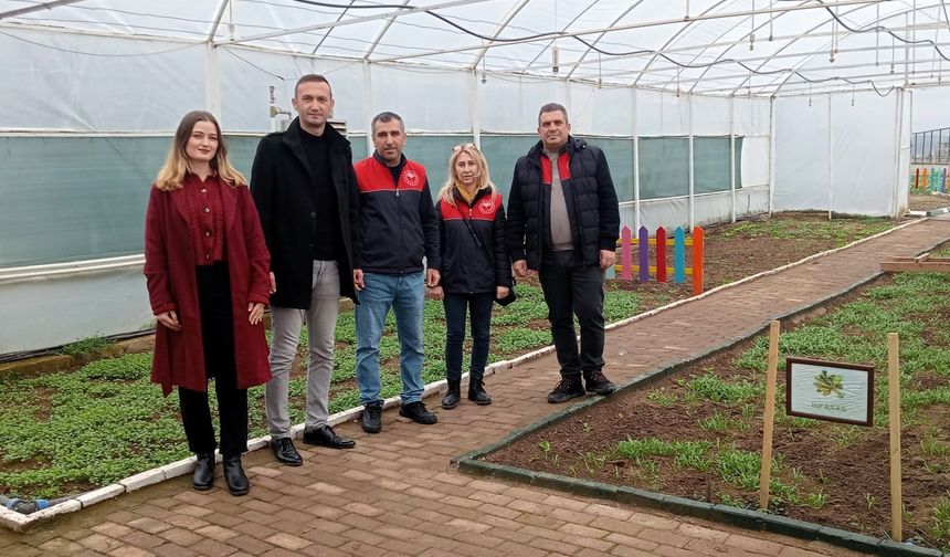 Özel Eğitim Okulunda Tarımsal Çalışmalar İncelendi