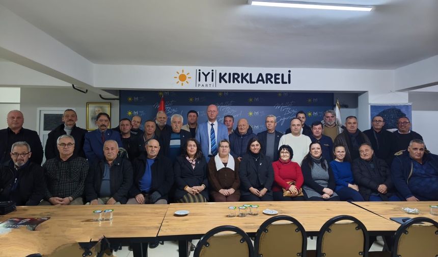 İYİ Parti Kırklareli Teşkilatları Ocak Ayı İstişare Toplantısında Buluştu