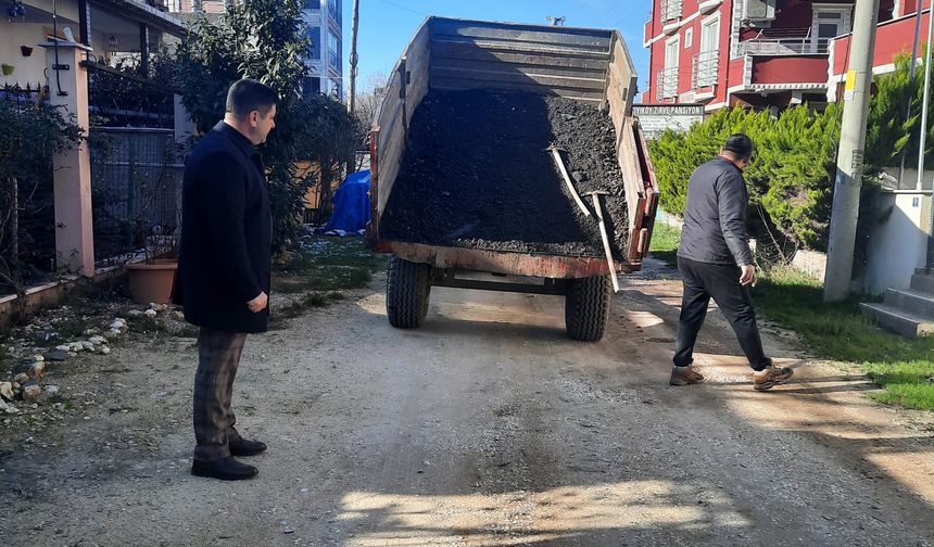 Kıyıköy’de Güven Mahallesi Yolları Elden Geçirildi