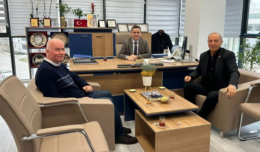 Başkan Altıntel’den Tapu Müdürü Sayın’a Ziyaret