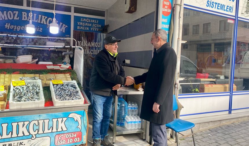 Pınarhisar Kaymakamı Özderin’den Esnafa Ziyaret