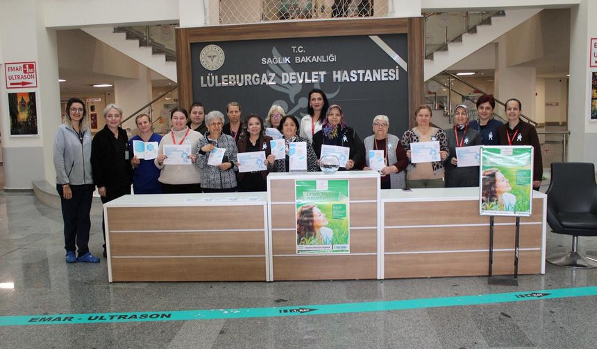 Vatandaşlara Serviks Kanseri Hakkında Bilgi Verildi