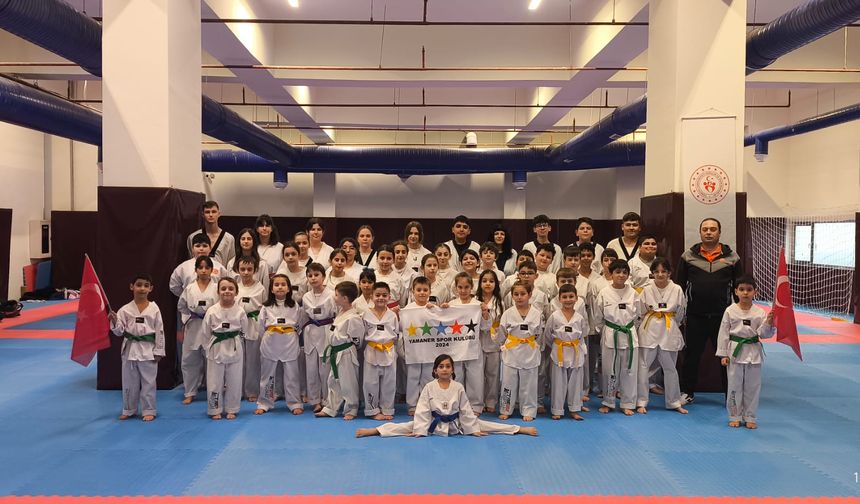 Yamaner Spor Kulübü’nde Kuşak Terfi Coşkusu