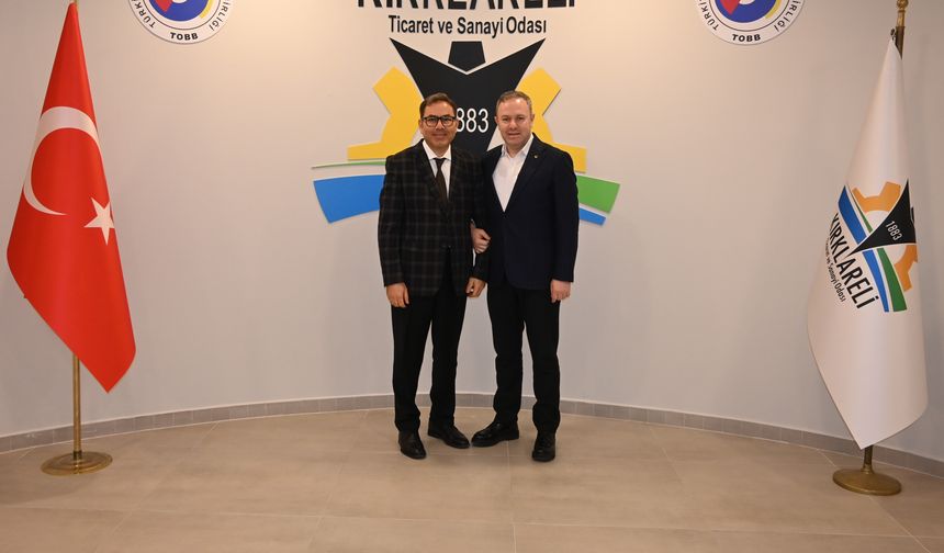 İl Kültür ve Turizm Müdürü Veli Şen’den Kırklareli TSO’ya Ziyaret