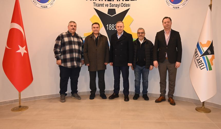 AK Parti MKYK Üyesi Avşar’dan Kırklareli TSO’ya Ziyaret