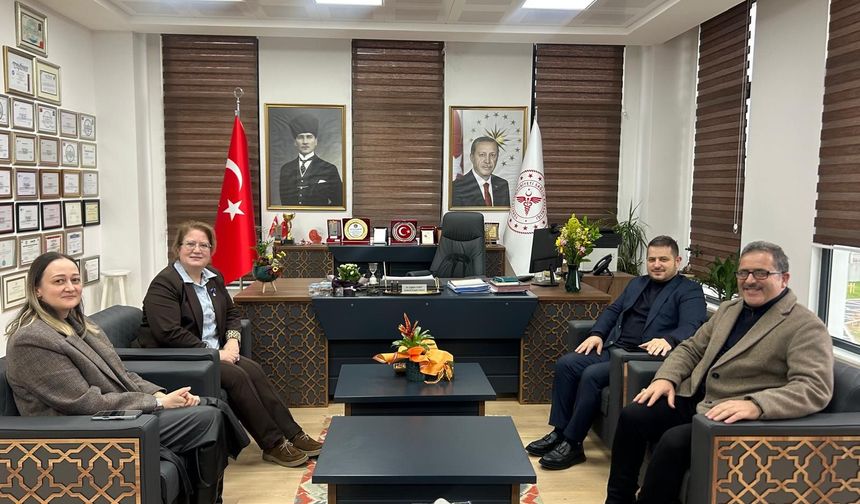 Karasu’dan İl Sağlık Müdürü Cerit’e Ziyaret