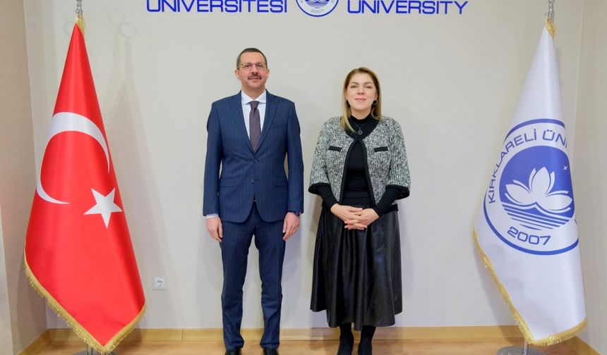 Kaymakam Özderin’den Kırklareli Üniversitesi’ne Ziyaret