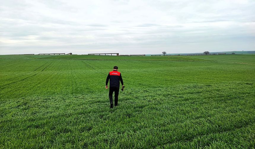 Babaeski’de Hububat Ekim Alanlarında Saha Kontrolleri Yapıldı