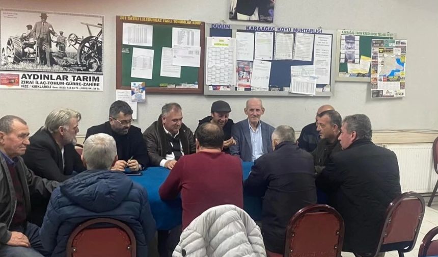 İYİ Parti Lüleburgaz Teşkilatı Köy Ziyaretlerini Sürdürüyor