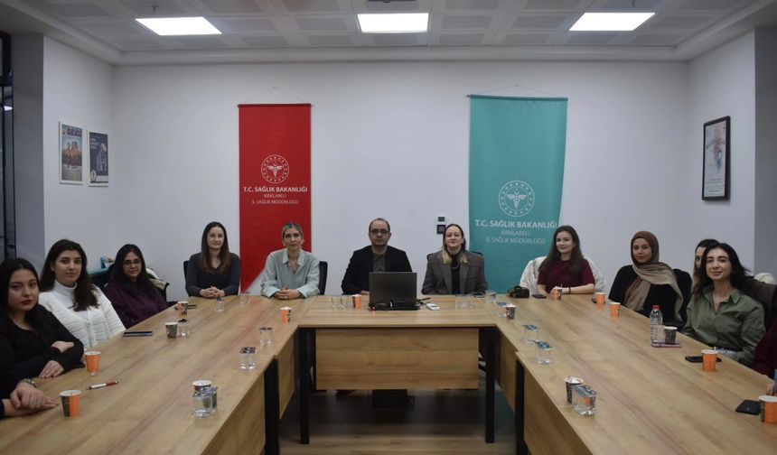Kırklareli’nde Aile Sağlığı Çalışanlarına Hizmet İçi Eğitim