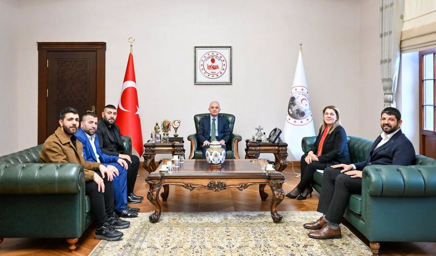 Vali Turan, Roman Dernek Temsilcilerini Kabul Etti