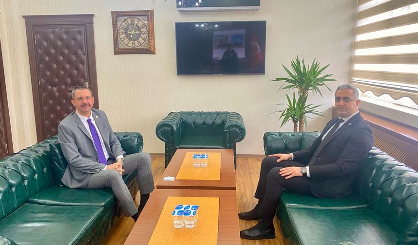 Müdür Güreş’ten Kaymakam Özderin’e Ziyaret