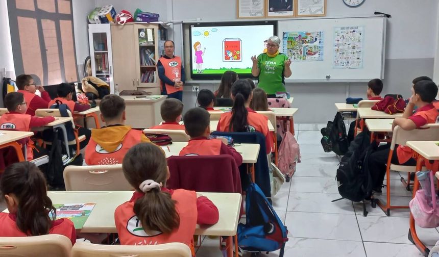 Lüleburgaz’da Öğrencilere Sıfır Atık ve Orman Eğitimi