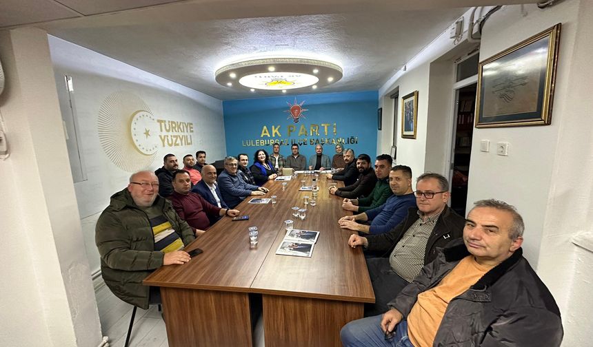 AK Parti Lüleburgaz’da Haftalık Toplantı Gerçekleştirildi