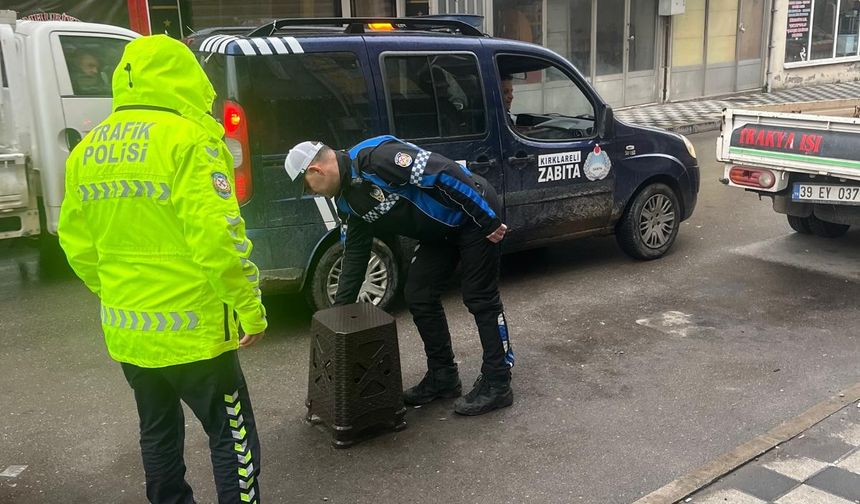 Cumhuriyet Caddesi’nde Kaldırım ve Yol İşgallerine Denetim