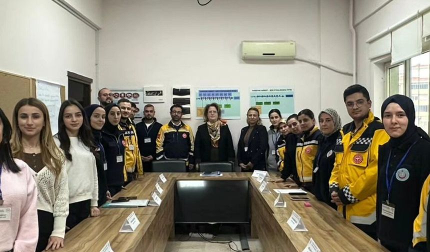 Sağlık Personeline Acil Müdahale Eğitimi Verildi