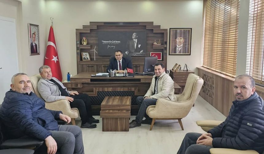 Samsunlular Derneği’nden Kaymakam Balaban’a Ziyaret