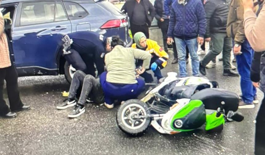 Babaeski'de elektrikli bisiklet ile otomobil çarpıştı: 1 ölü