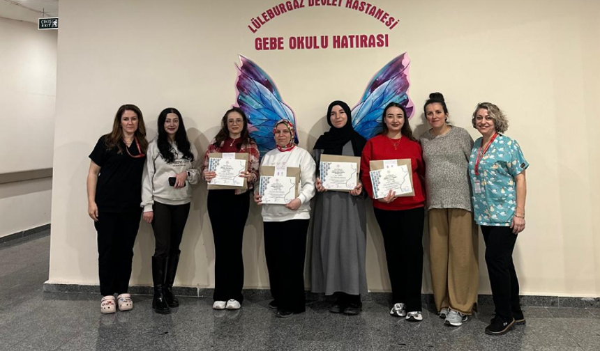 Gebe Okulu Eğitim Programı Tamamlandı