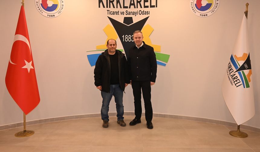 Teksin’den Kırklareli TSO’ya Ziyaret