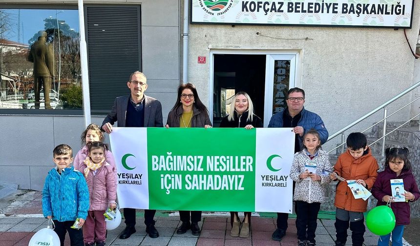Kofçaz’da Miniklerden Yeşilay Haftası Farkındalığı