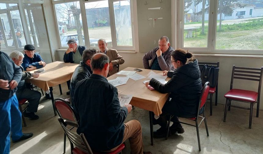 Ovacık Köyü’nde Üreticilere Bilgilendirme Toplantısı