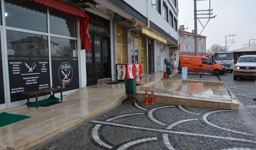 Kavaklı’da Kaldırımlar Yenilendi