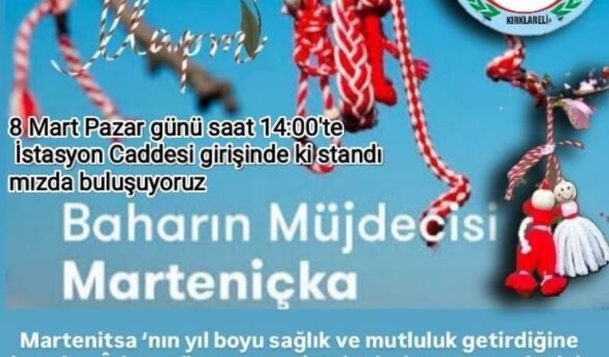 Kadınlar Günü Marteniçkayla Kutlanacak